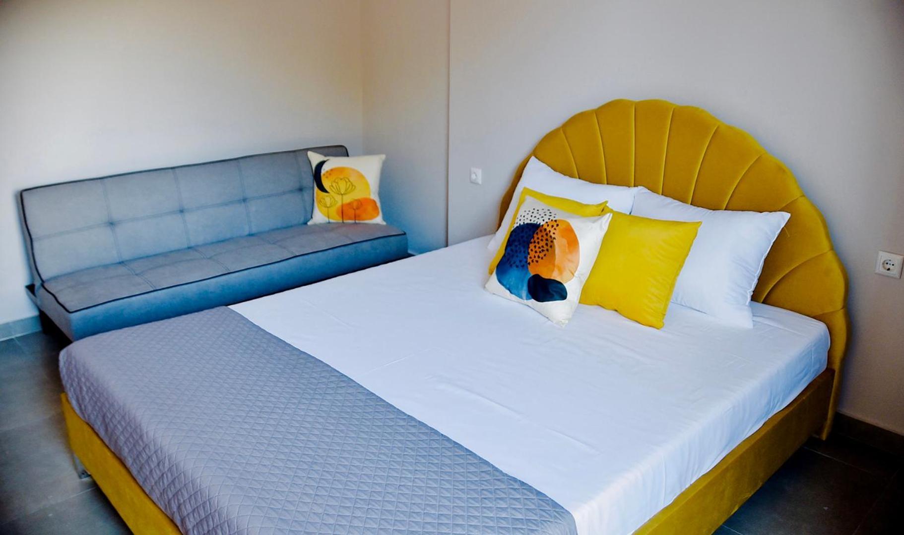 Room Nine 9 Beachfront Apartments Nea Kallikrateia Kültér fotó